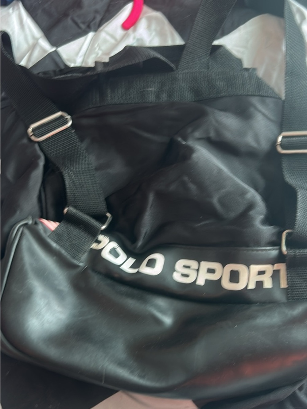 Polo by Ralph Lauren Black Polo Sport Men's Duffel Bag